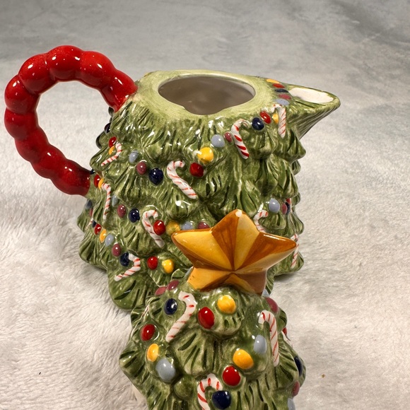 Christopher Radko Traditions Holiday Celebrations Christmas Tree Creamer Teapot - Picture 5 of 11